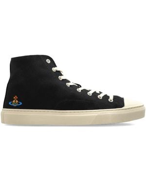 Vivienne Westwood オーブ ハイカット スニーカー - ブラック