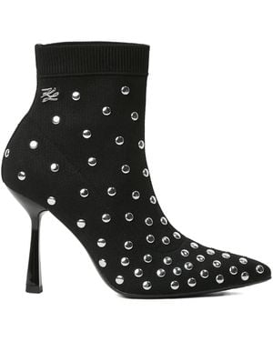 Karl Lagerfeld Botas Pandara - Negro