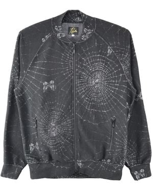 Needles Spiderweb-Print Jacket - Grey