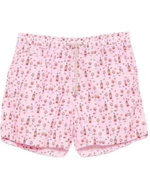 MC2 Saint Barth X Aperol Lighting Swim Shorts - Pink