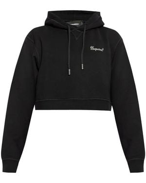 DSquared² Hoodie With Logo - Black