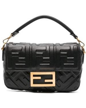 Fendi Baguette Mini Bag - Black