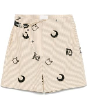 Nanushka Mikos Shorts - Natural