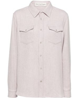God's True Cashmere Melange Shirt - Pink