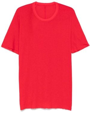 Boris Bidjan Saberi Crew-Neck T-Shirt - Red