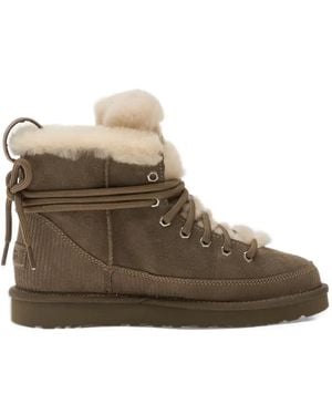 UGG Classic Heritage Lace-Up Ankle Boots - Brown