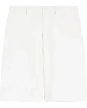 Max Mara High-Rise Tailored Pants - White