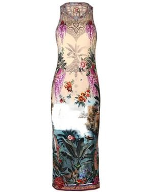 CAMILLA Floral-Print Maxi Dress - White