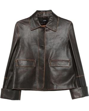Arma Ella Leather Jacket - Black