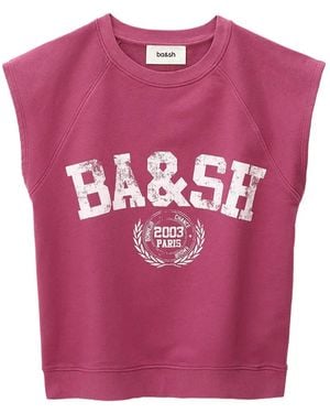 Ba&sh Beata Sleeveless Sweatshirt - Pink