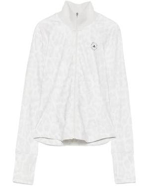 adidas By Stella McCartney Veste De Sport À Imprimé Léopard - Blanc