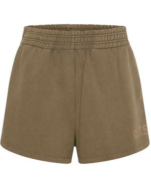 One Teaspoon Elasticated Logo Shorts - Natural