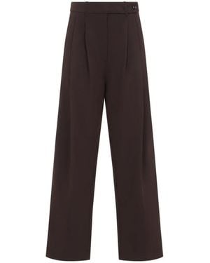 Co. Pleated Trousers - White