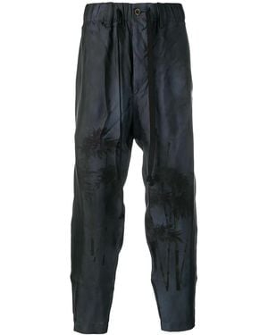 Uma Wang Printed Pants - Gray