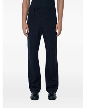 Kiko Kostadinov Tailored Cargo Trousers - Blue