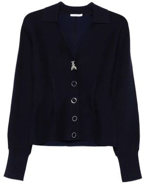 Patrizia Pepe ロングスリーブ カーディガン - ブルー