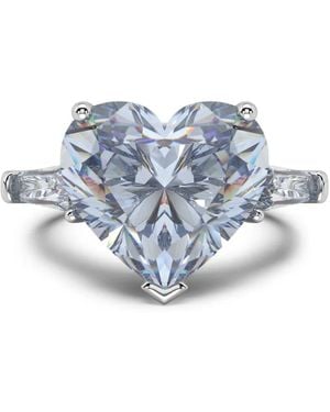 SOLO for Diamonds Heart-Cut Diamond Ring - Blue