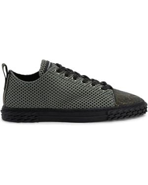Giuseppe Zanotti Blabber Lace-Up High-Top Trainers - Black