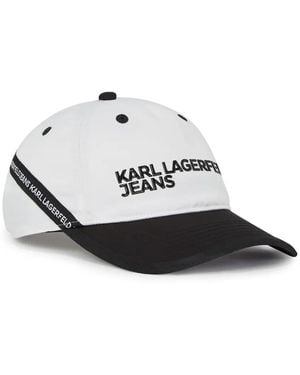 KARL LAGERFELD Karl Tape Cap - White