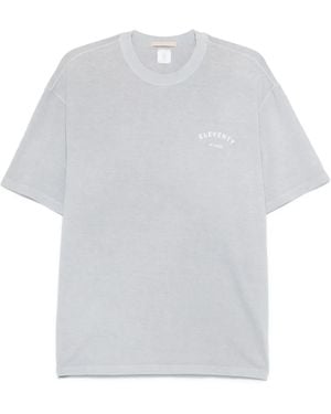 Eleventy Logo-Print T-Shirt - White