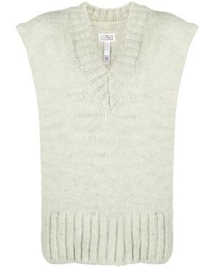 Maison Margiela Botanical Dye ニットベスト - グリーン