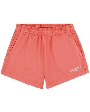 Sporty & Rich Sr Sport Disco Short - Red