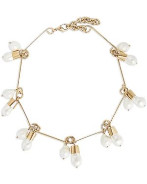 Erdem Pearl Charm Bracelet - Metallic