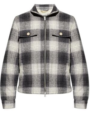 AllSaints Matheson Check-Patterned Jacket - Gray