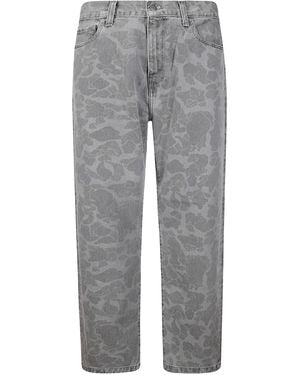 Carhartt Printed Five-Pocket Jeans - Grey
