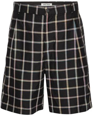 Henrik Vibskov Pantalon À Carreaux - Black