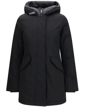Woolrich Arctic Hooded Coat - Black
