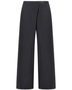 Herno Gabardine Pantalon - Blauw