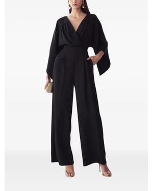 BWLDR Fiora V-Neck Jumpsuit - Blue