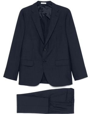 Boglioli Tailored Jersey Suit - Blue