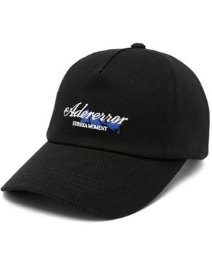 Adererror Embroidered-Logo Baseball Cap - Black