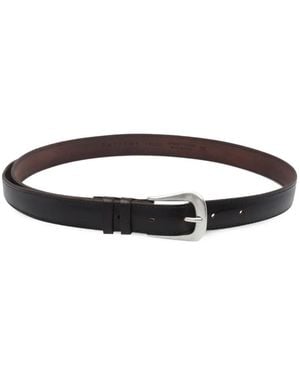 Orciani Leather Belt - White