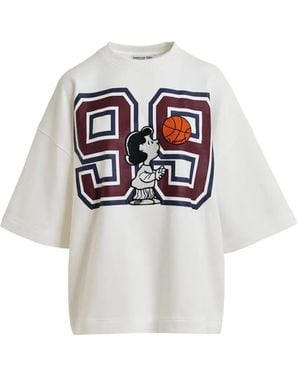 Essentiel Antwerp X Peanuts Lucy-Print T-Shirt - White