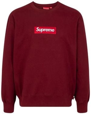 Supreme ロゴ スウェットシャツ - レッド