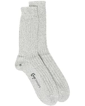 Suicoke Calcetines con logo estampado - Blanco