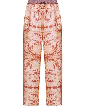 Pierre Louis Mascia Hose mit Paisley-Print - Rot