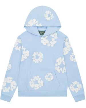 DENIM TEARS The Cotton Wreath Hoodie - Blue