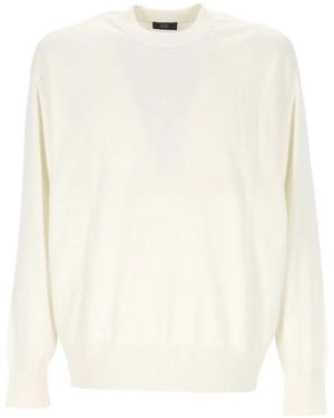 Hōsio Fein Gestrickter Pullover - Weiß