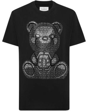 Philipp Plein 3D Terry T-Shirt - Schwarz