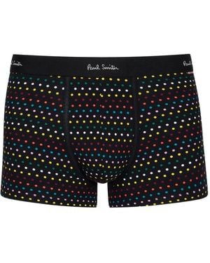 Paul Smith Multicoloured-Pattern Boxers - Black