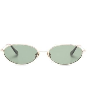Gigi Studios Amelis Oval-Frame Sunglasses - Green