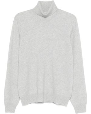 GIUUNO Jersey con cuello vuelto - Blanco