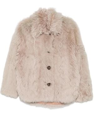 Liska Button-Up Jacket - Natural