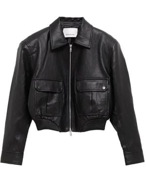 Frankie Shop Chaqueta Corta Denain - Negro