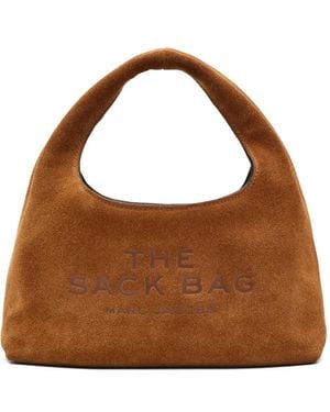 Marc Jacobs Mini The Sack Tasche aus Wildleder - Braun
