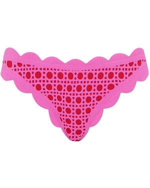 Marysia Swim Bikinislip Met Gewelfde Afwerking - Roze